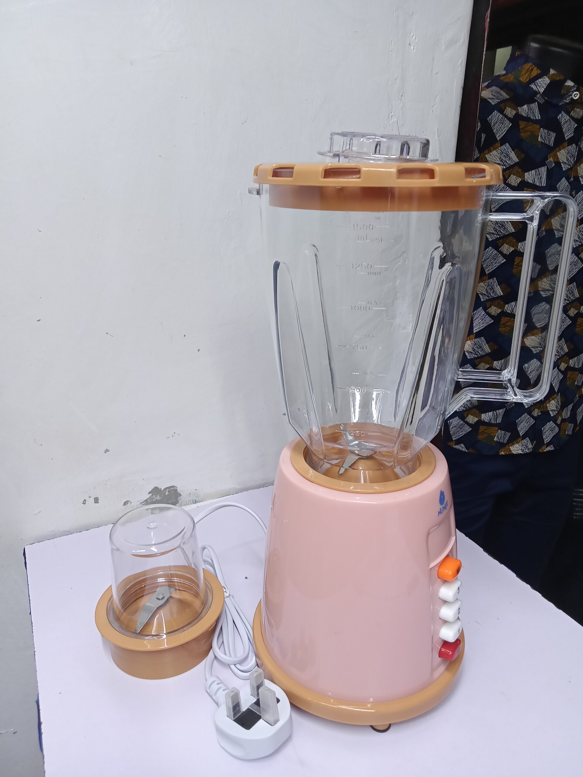 Nunix 2-in-1 Blender with Grinding Machine – 1.5L - Image 3