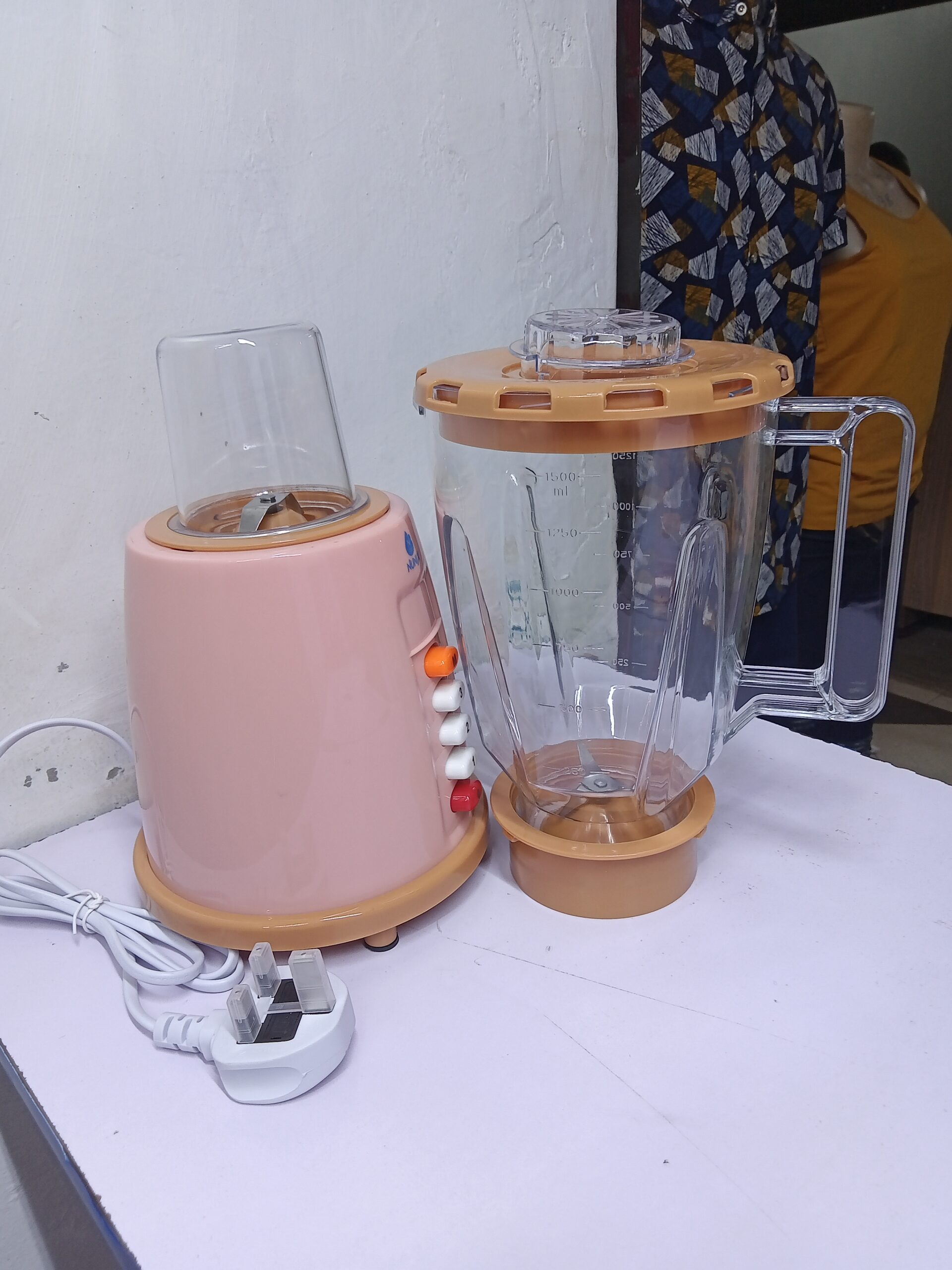 Nunix 2-in-1 Blender with Grinding Machine – 1.5L - Image 4